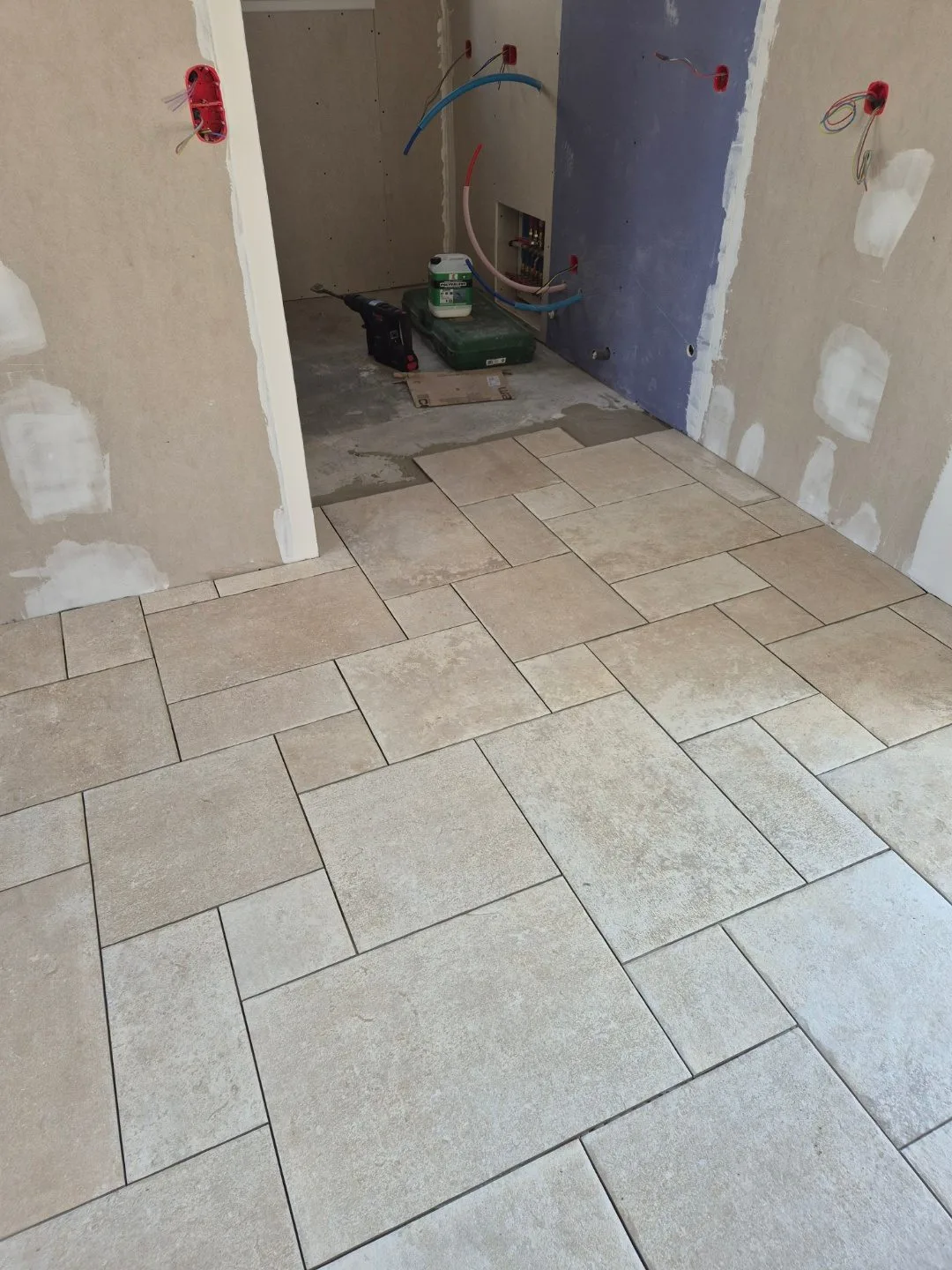 Pose de carrelage à Senlis
