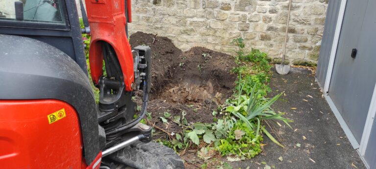 Maçonnerie: Réalisation d’un puisard à Apremont (60300)