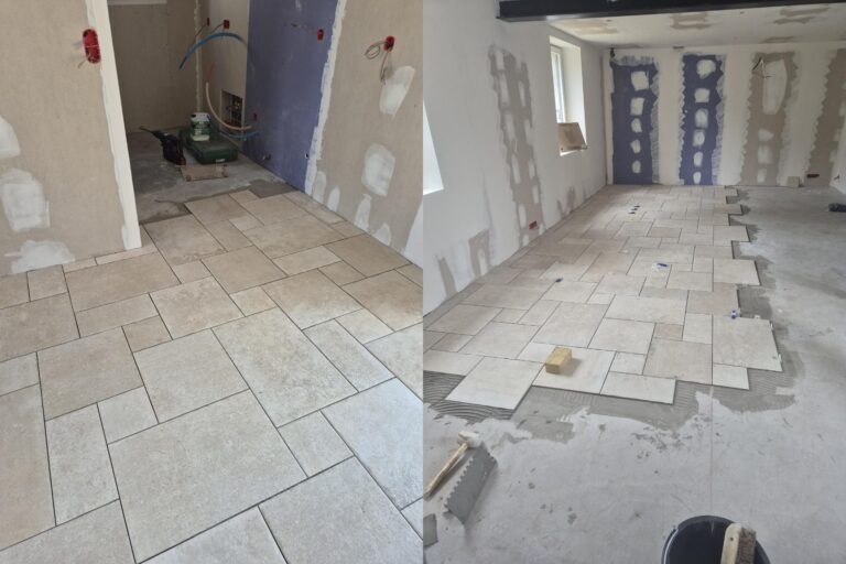 Réalisation d’un chantier de pose de carrelage à Senlis par Kreabati