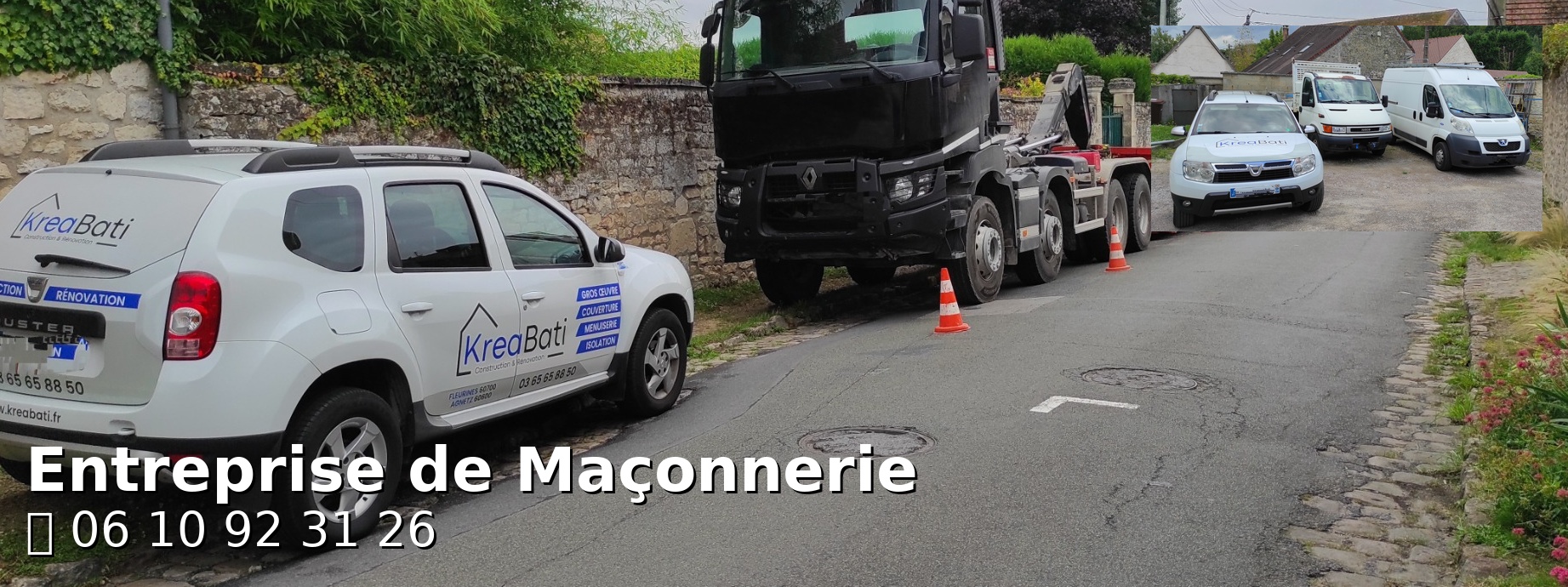 Entreprise de maçonnerie dans l'Oise