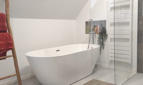 Baignoire en ilot et création de niches